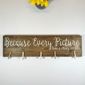 Rustic Photo Holder Every Picture Tells a Story
